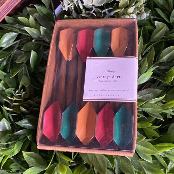 Pottery Barn Rustic Vintage Decorative Accent Darts Vase Filler 🎯 - Picture 7 of 12